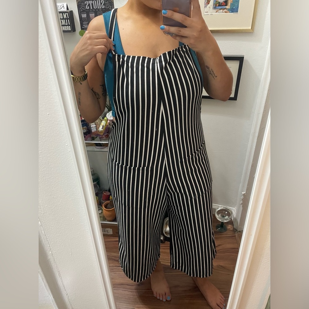 Funky Striped Jumpsuit